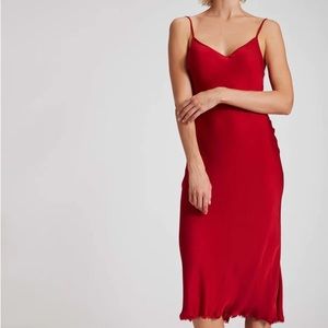 Nation LTD Sofia slip dress in deep plum. Size XS. Like new